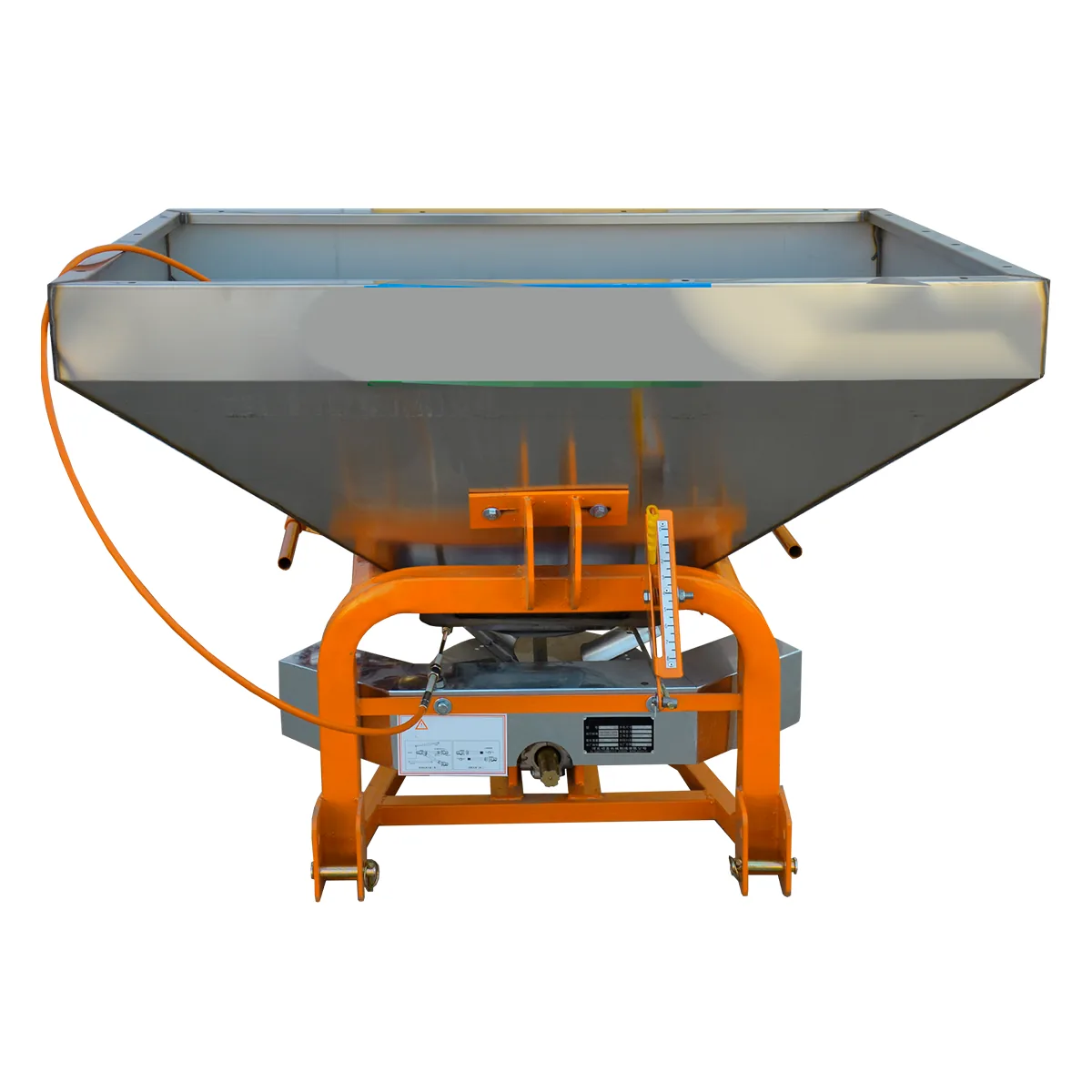 Fertilizadora 600 L con tolva de acero inoxidable